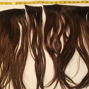 BELLAMI Professional Sew-in Volume Wefts 20" Dark Brown Natural Straight